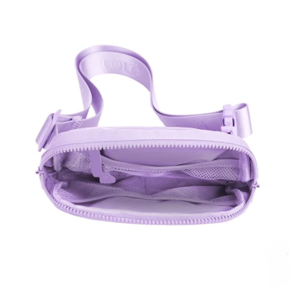 Lolë Unisex Belt Bag 1L in PURPLE - Picture 6 of 7